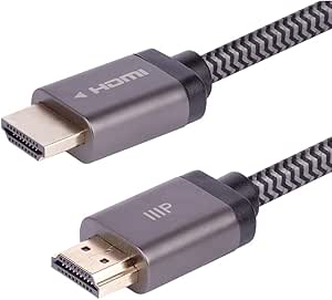 Monoprice 142681 8K Certified Braided HDMI 2.1 Cable 3ft — main product image