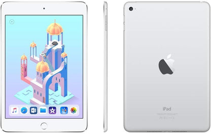 Apple MK9P2LL/A iPad Mini 4 128GB Silver (Renewed)