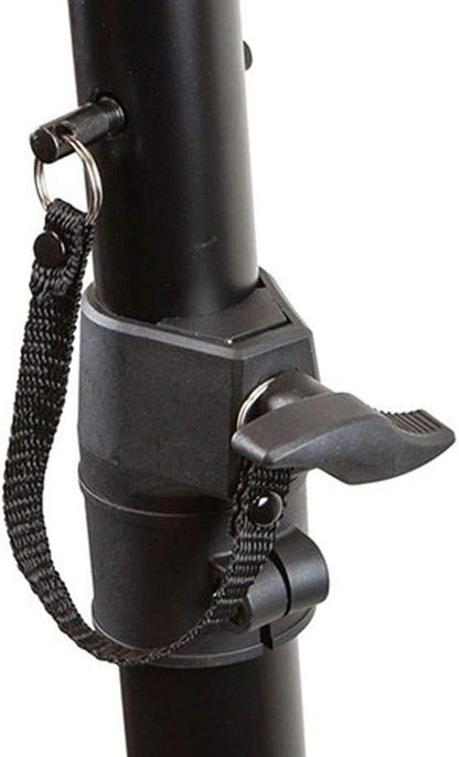 Monoprice Air Cushioned PA Speaker Stands - Heavy Duty Steel Pair