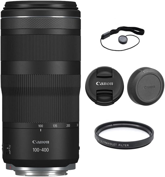 Canon RF 100-400mm f/5.6-8 Lens Kit - Filter, Cap Keeper