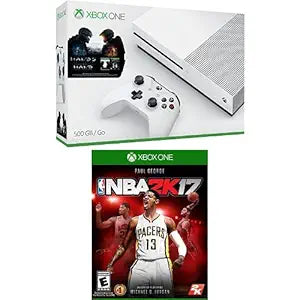 Microsoft Xbox One S 500GB Halo Collection & NBA 2K17 Bundle