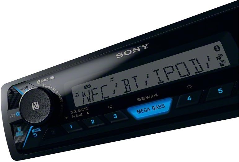 Sony DSX-M55BT Marine Bluetooth Digital Media Receiver Renewed