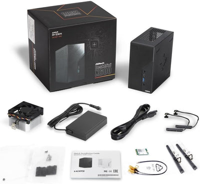 ASRock 90BXG4R01-A20BA0W DeskMini X600W Barebone - AM5, DDR5