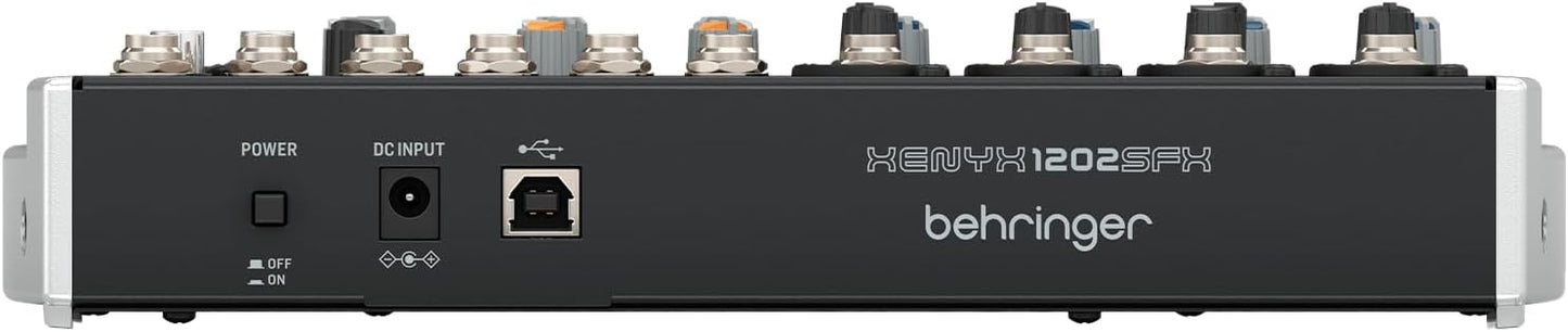Behringer Xenyx 1202SFX 12-Channel Analog Streaming Mixer