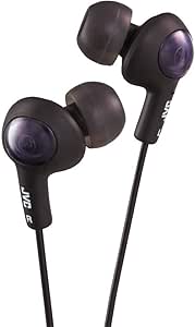 JVC HAFX5BE GUMY Plus Earbud Headphones - Olive Black