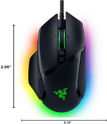 Razer RZ01-04000100-R3U1 Basilisk V3 Gaming Mouse - Chroma RGB, 26K DPI