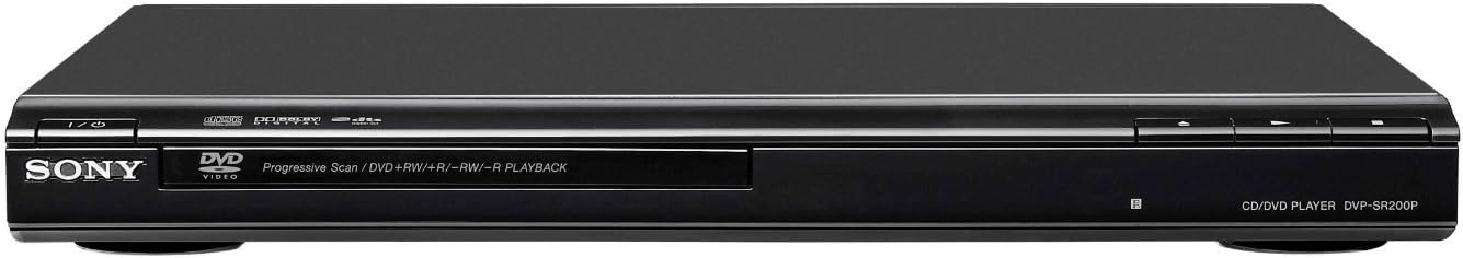 Sony DVP-SR200/B DVD Player Progressive Scan Black