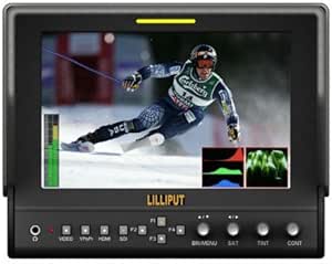 Lilliput 663/O/P/S2 7" LED Monitor with TV Tuner Battery