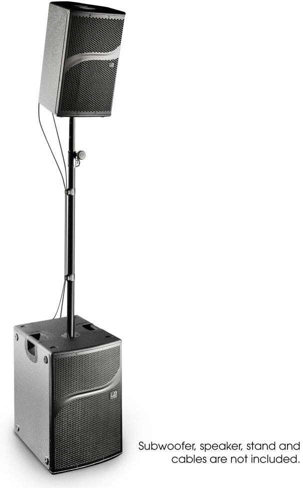 Gravity GSACC35B Speaker Pole: 35mm Cable Clips, 2-Pack, ABS