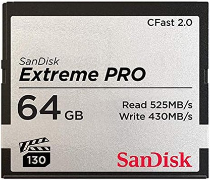 SanDisk SDCFSP-064G 64GB Extreme PRO CFast 2.0 Card