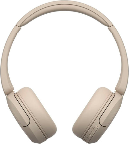 Sony WH-CH520 Wireless Headphones - Bluetooth, On-Ear, Beige
