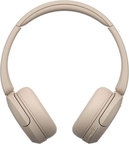 Sony WH-CH520 Wireless Headphones - Bluetooth, On-Ear, Beige