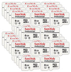 SanDisk SDSDQAF3-008G-I 8GB Industrial Micro SD Card Bundle