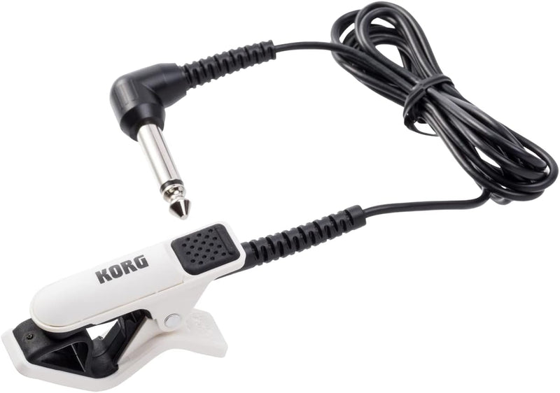 Korg CM300WHBK Clip-On Contact Microphone Tuner — main product image