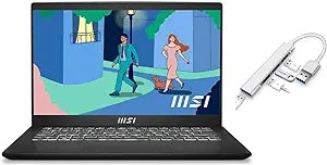 MSI Modern 14" Laptop i5-1155G7, 16GB RAM - Black