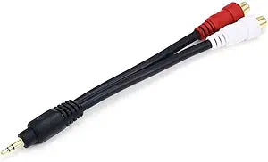 Monoprice 5611 3.5mm Stereo Male to 2RCA Female Cable — main product image