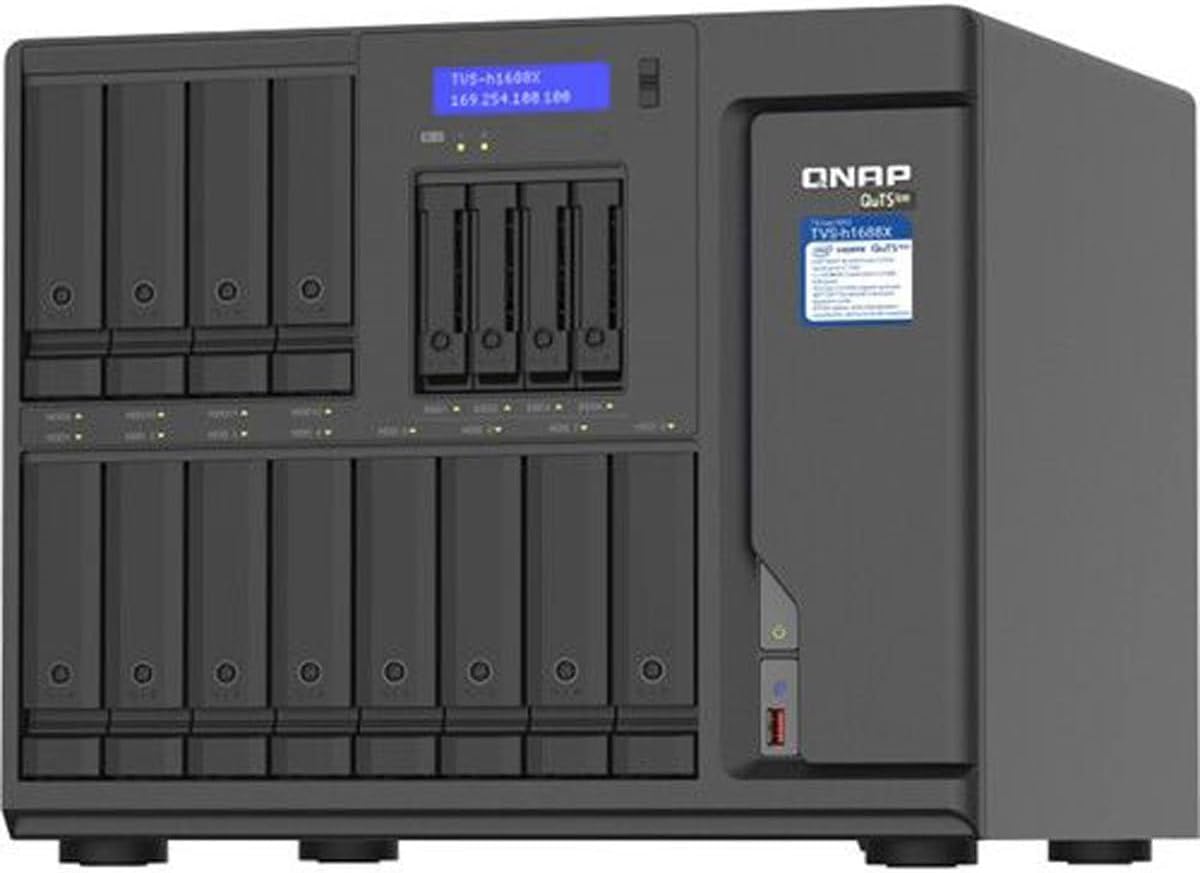 QNAP TVS-h1688X-W1250-32G Xeon 16-Bay Media NAS