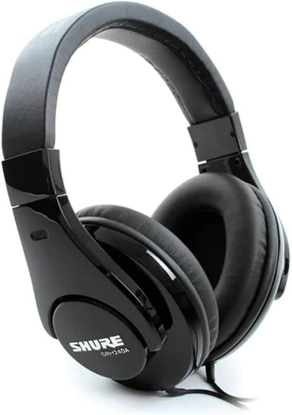Shure SRH240A-BK Professional Quality Headphones Studio & Home