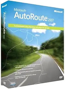 Microsoft AutoRoute Europe 2007 Navigation Software — main product image