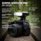 Sunpak Universal Mini Speedlite Flash with LED Panel