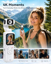 ULPTXOO 4K Pocket Vlogging Camera with AI Face Tracking