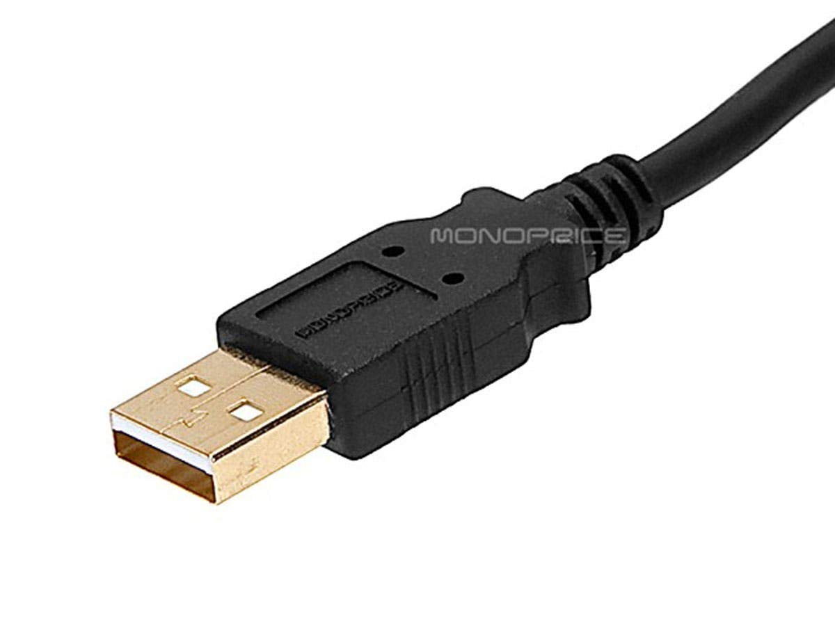Monoprice 105432 USB 2.0 A Male to Female Extension Cable