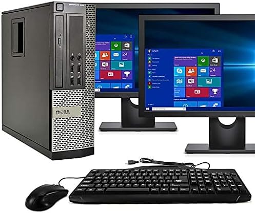 Dell 790 Quad Core i5 Desktop with Dual 22" LCD (Renewed)