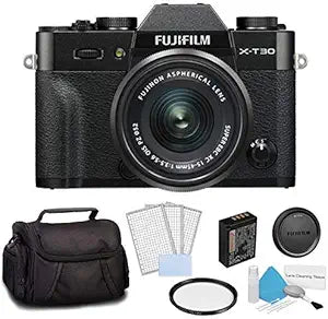 FUJIFILM 16619205 X-T30 Mirrorless Camera 15-45mm Lens Kit