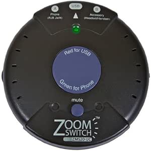 Zoom Zoomswitch Headset with Mute Function