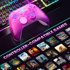 Xexvyrin Wireless Pink Gaming Controller for Xbox, PC and Switch