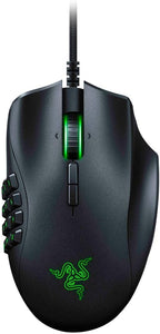 Razer RZ01-02410100-R3M1 Naga Trinity Gaming Mouse - 16000 DPI, Chroma RGB, Modular Plates