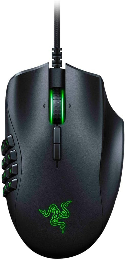Razer RZ01-02410100-R3M1 Naga Trinity Gaming Mouse - 16000 DPI, Chroma RGB, Modular Plates