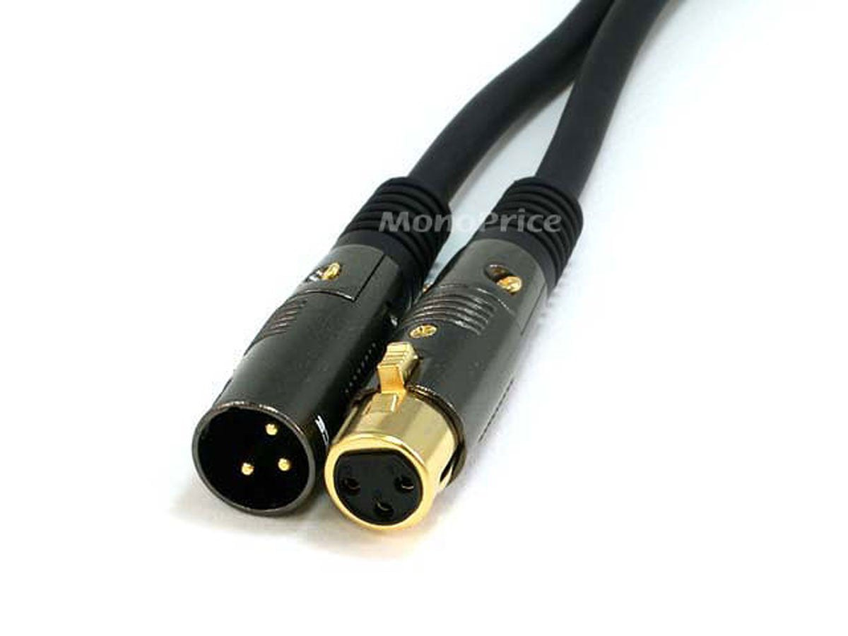 Monoprice 104752 XLR Male to Female Microphone Cable 10ft