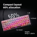Ladybug Hot-Swappable 60% Mechanical Gaming Keyboard