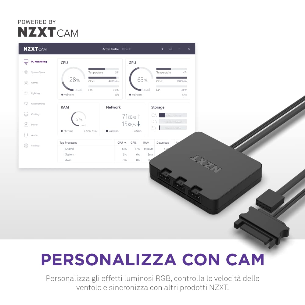 NZXT RF-D12TF-B1 F120 RGB Duo Triple Pack, 3 x 120mm Fans