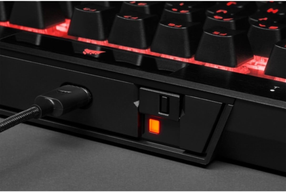 Corsair CH-9119014-NA K70 RGB TKL Mechanical Gaming Keyboard Cherry MX Speed