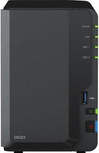Synology DS223 DiskStation NAS 16TB HDD Storage