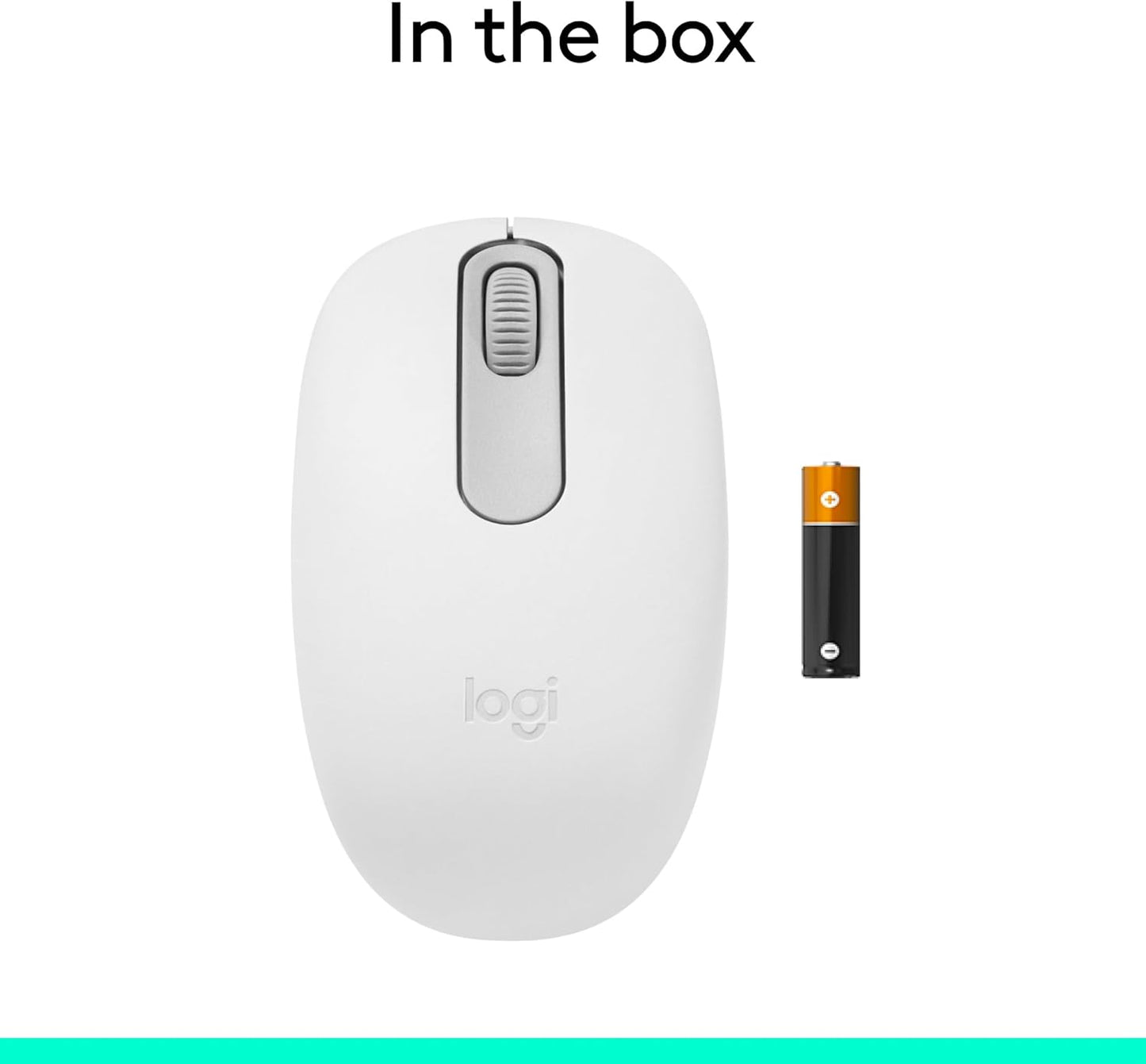 Logitech 910-007438 M196 Bluetooth Mouse - Off White