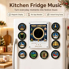 Generic Magnetic Fridge Vinyl Record Player with NFC Discs