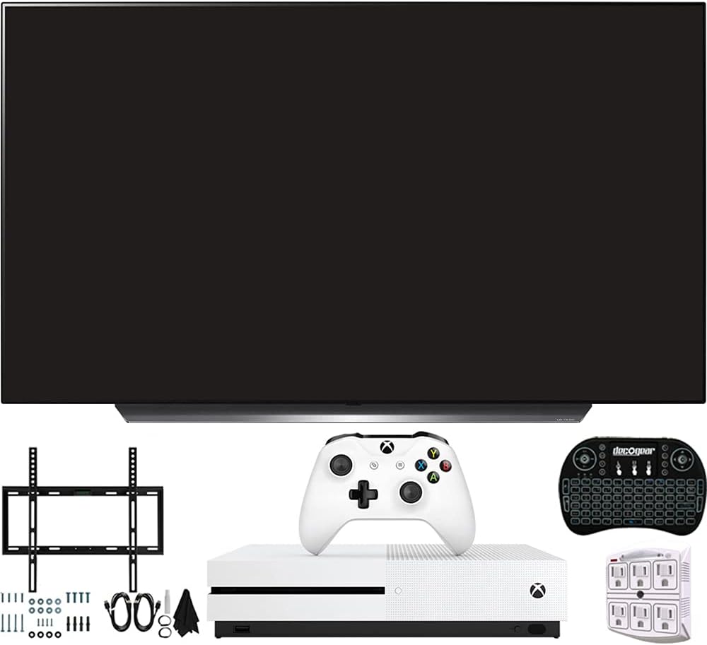 LG E1LGOLED65C9 65-Inch 4K Smart OLED TV Bundle