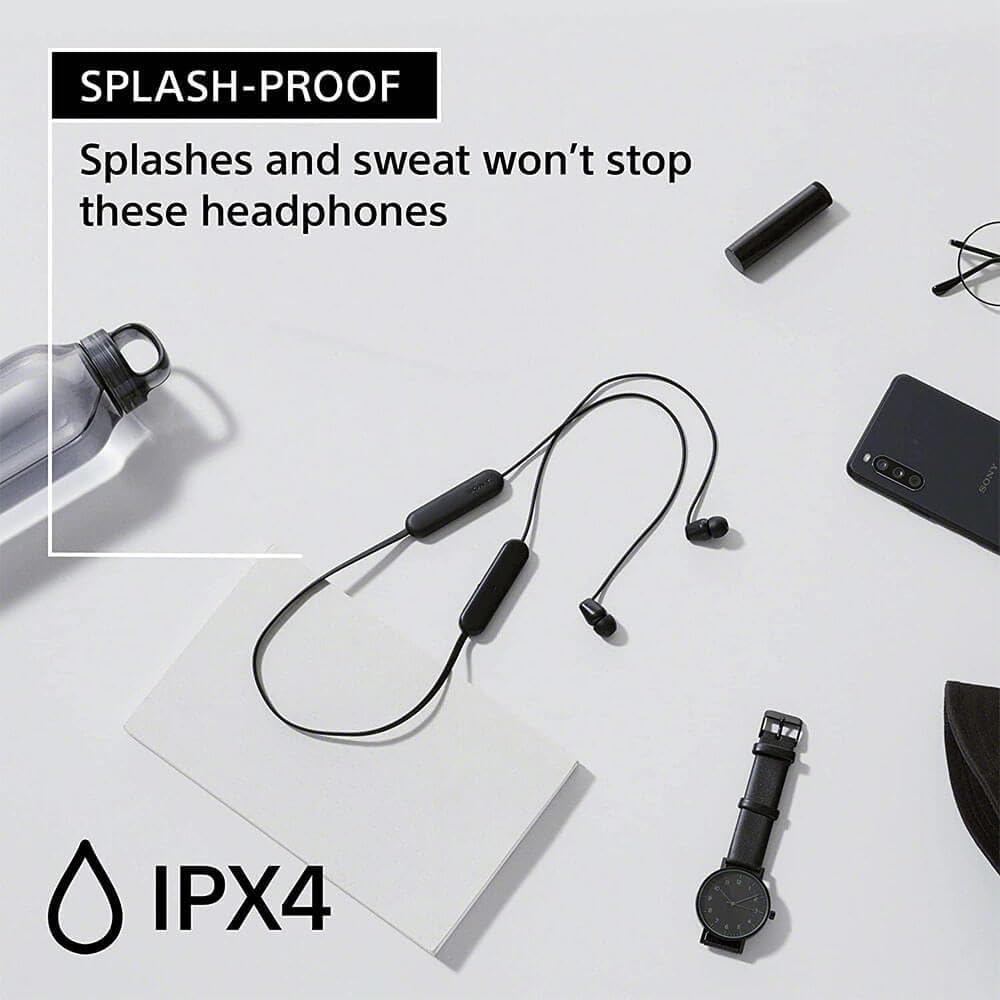 Sony WIC100/B Wireless In-Ear Bluetooth Headphones Black