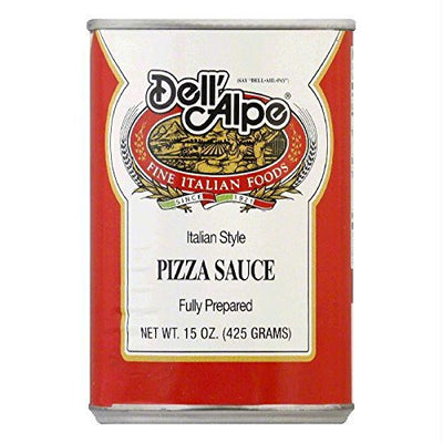Dell' Alpe Pizza Sauce, 15oz - 6 Pack