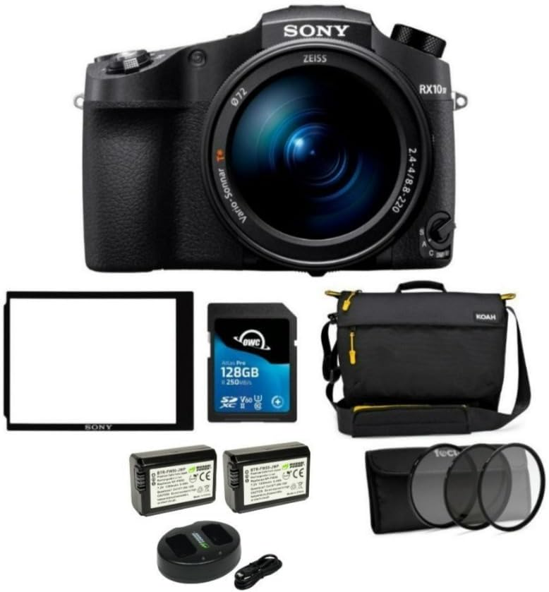 Sony CYBERSHOT RX10 IV Camera Bundle 128GB Accessories — main product image