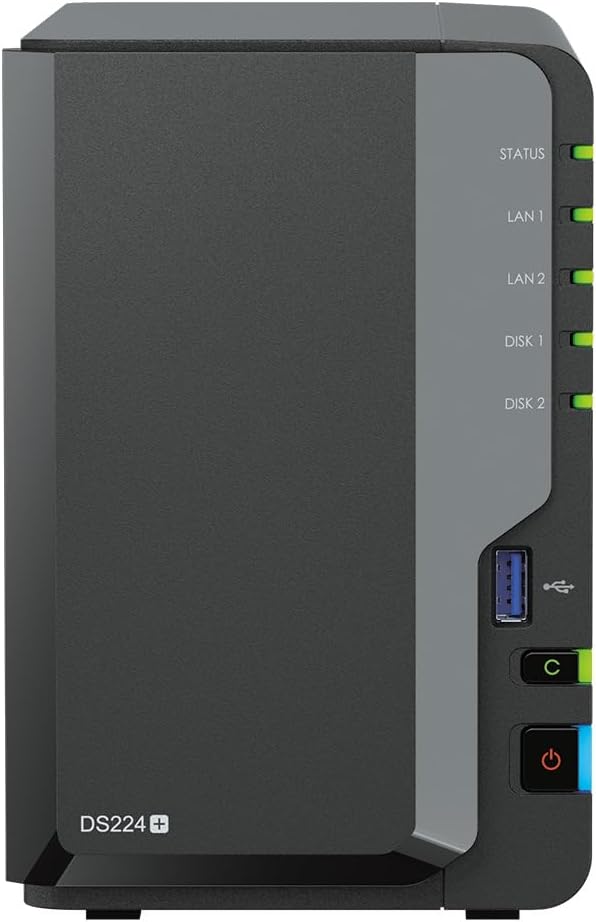 Synology DS224+16tPL 16TB NAS DiskStation with WD Red Plus Drives