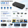 Cerepros USB 3.1 Type-A Dual-Slot SD and microSD Card Reader