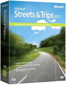 Microsoft B17-00333 Streets and Trips 2007 Mapping Software