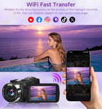 SMARTKLIK 4K Ultra HD Vlogging Camcorder with Night Vision
