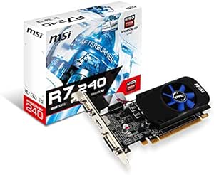 MSI R7 240 2GD3 Low Profile 4K Graphics Card