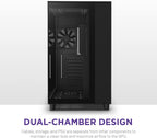 NZXT CM-H91FB-01 H9 Flow Dual-Chamber ATX Mid-Tower Gaming Case