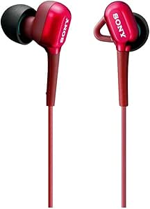 Sony XBA-C10/R Balanced Armature In-Ear Headphones Red